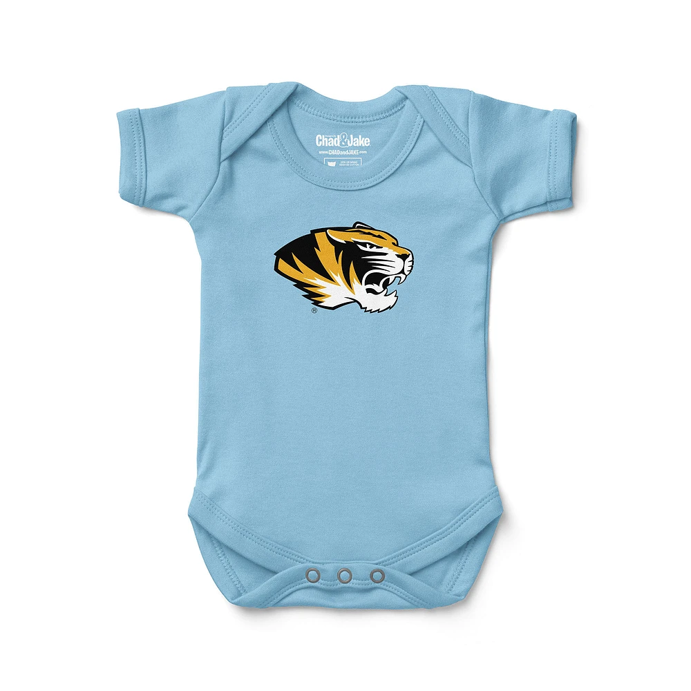 Newborn & Infant Chad Jake Light Blue Missouri Tigers Secondary Logo Bodysuit