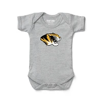 Newborn & Infant Chad Jake Heather Gray Missouri Tigers Secondary Logo Bodysuit