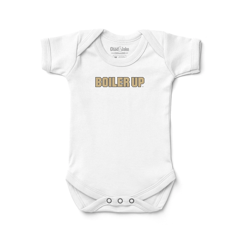 Newborn & Infant Chad Jake Purdue Boilermakers Boiler Up Logo Bodysuit