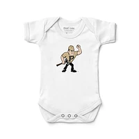Newborn & Infant Chad Jake White Purdue Boilermakers Mascot Logo Bodysuit