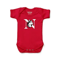 Newborn & Infant Chad Jake Northeastern Huskies Primary Logo Bodysuit