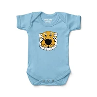 Newborn & Infant Chad Jake Light Blue Missouri Tigers Mascot Logo Bodysuit