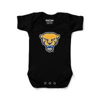 Newborn & Infant Chad Jake Pitt Panthers Mascot Logo Bodysuit