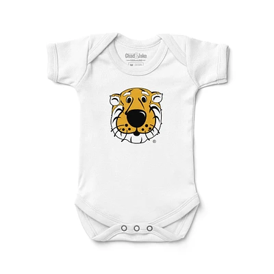 Newborn & Infant Chad Jake White Missouri Tigers Mascot Logo Bodysuit