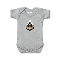 Newborn & Infant Chad Jake Heather Gray Purdue Boilermakers Secondary Logo Bodysuit