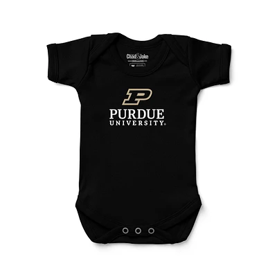 Newborn & Infant Chad Jake Purdue Boilermakers Signature Logo Bodysuit
