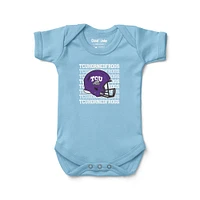Newborn & Infant Chad Jake Light Blue TCU Horned Frogs Retro Bodysuit