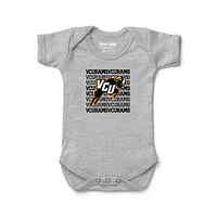 Newborn & Infant Chad Jake Heather Gray VCU Rams Retro Bodysuit