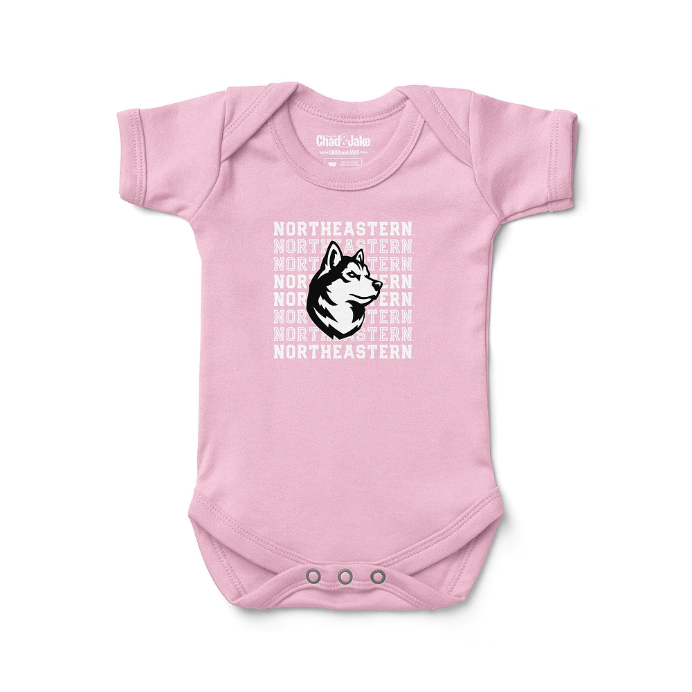 Newborn & Infant Chad Jake Northeastern Huskies Retro Bodysuit