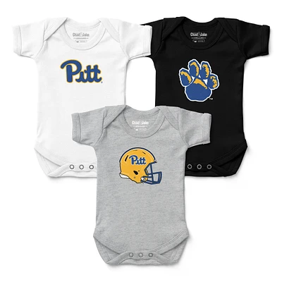 Infant Chad & Jake Pitt Panthers 3-Pack Bodysuit Set