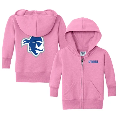 Infant Chad & Jake Pink Seton Hall Pirates Primary Logo Full-Zip Hoodie