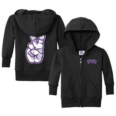 Infant Chad & Jake TCU Horned Frogs Primary Logo Full-Zip Hoodie