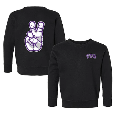 Toddler Chad & Jake TCU Horned Frogs Primary Logo Pullover Sweatshirt