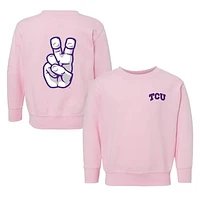 Toddler Chad & Jake TCU Horned Frogs Primary Logo Pullover Sweatshirt