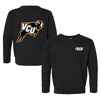 Toddler Chad & Jake Black VCU Rams Primary Logo Pullover Sweatshirt