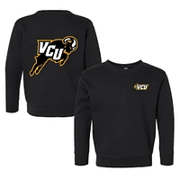 Toddler Chad & Jake Black VCU Rams Primary Logo Pullover Sweatshirt