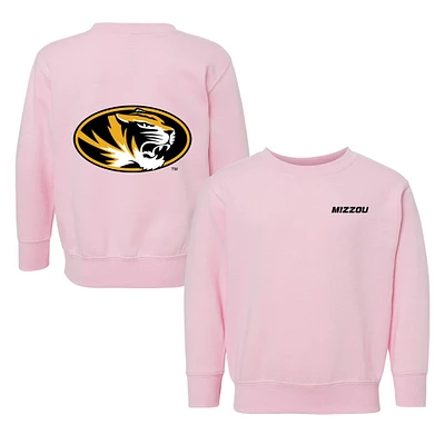 Toddler Chad & Jake Pink Missouri Tigers Primary Logo Pullover Sweatshirt