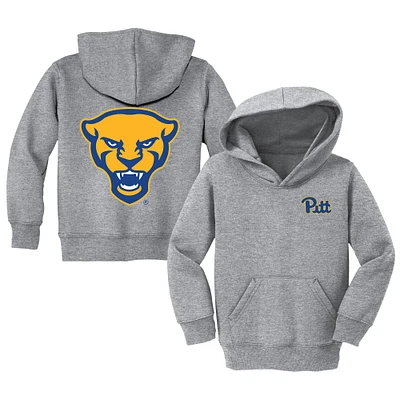Toddler Chad & Jake Heather Gray Pitt Panthers Primary Logo Pullover Hoodie