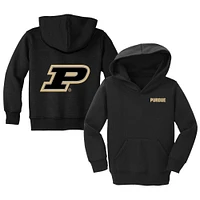 Toddler Chad & Jake Black Purdue Boilermakers Primary Logo Pullover Hoodie