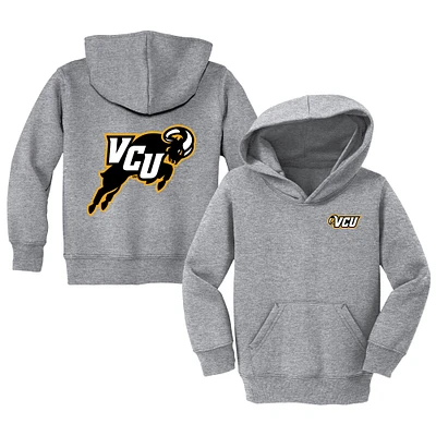 Toddler Chad & Jake Heather Gray VCU Rams Primary Logo Pullover Hoodie