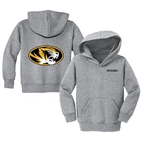 Toddler Chad & Jake Heather Gray Missouri Tigers Primary Logo Pullover Hoodie
