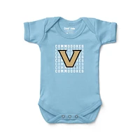 Newborn & Infant Chad Jake Light Blue Vanderbilt Commodores Retro Bodysuit