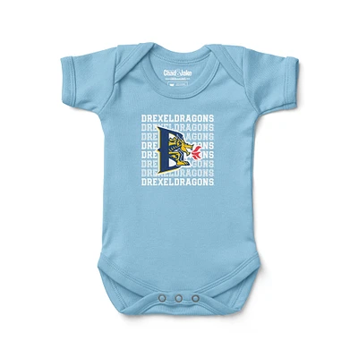 Newborn & Infant Chad Jake Light Blue Drexel Dragons Retro Bodysuit