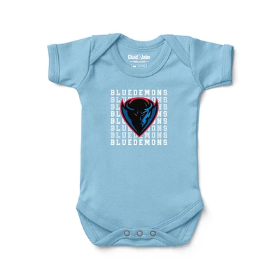 Newborn & Infant Chad Jake Light Blue DePaul Demons Retro Bodysuit