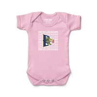 Newborn & Infant Chad Jake Light Pink Drexel Dragons Retro Bodysuit