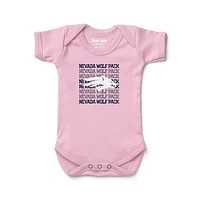Newborn & Infant Chad Jake Light Nevada Wolf Pack Retro Bodysuit