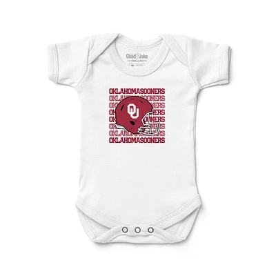 Newborn & Infant Chad Jake White Oklahoma Sooners Retro Bodysuit