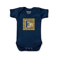 Newborn & Infant Chad Jake Navy Drexel Dragons Retro Bodysuit
