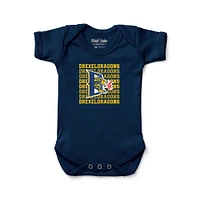 Newborn & Infant Chad Jake Navy Drexel Dragons Retro Bodysuit