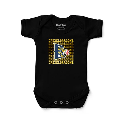 Newborn & Infant Chad Jake Black Drexel Dragons Retro Bodysuit