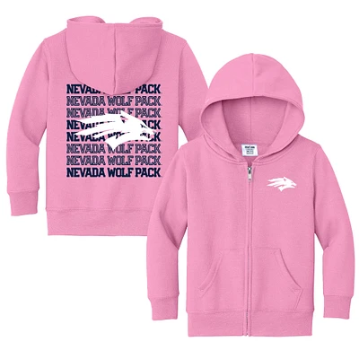 Toddler Chad & Jake Nevada Wolf Pack Retro Full-Zip Hoodie