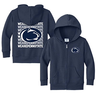 Toddler Chad & Jake Navy Penn State Nittany Lions Retro Full-Zip Hoodie
