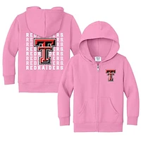 Toddler Chad & Jake Texas Tech Red Raiders Retro Full-Zip Hoodie