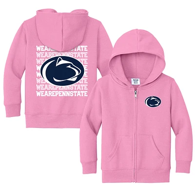 Toddler Chad & Jake Pink Penn State Nittany Lions Retro Full-Zip Hoodie
