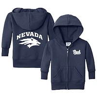 Infant Chad & Jake Navy Nevada Wolf Pack Primary Logo Full-Zip Hoodie