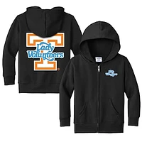 Toddler Chad & Jake Black Tennessee Volunteers Lady Vols Logo Full-Zip Hoodie