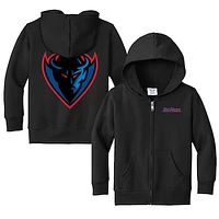 Toddler Chad & Jake Black DePaul Blue Demons Primary Logo Full-Zip Hoodie