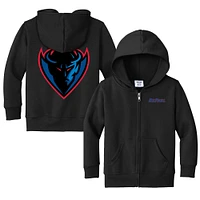 Toddler Chad & Jake Black DePaul Blue Demons Primary Logo Full-Zip Hoodie