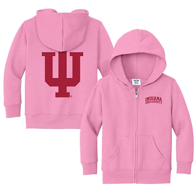 Toddler Chad & Jake Indiana Hoosiers Primary Logo Full-Zip Hoodie