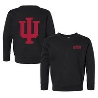 Toddler Chad & Jake Black Indiana Hoosiers Logo Pullover Sweatshirt