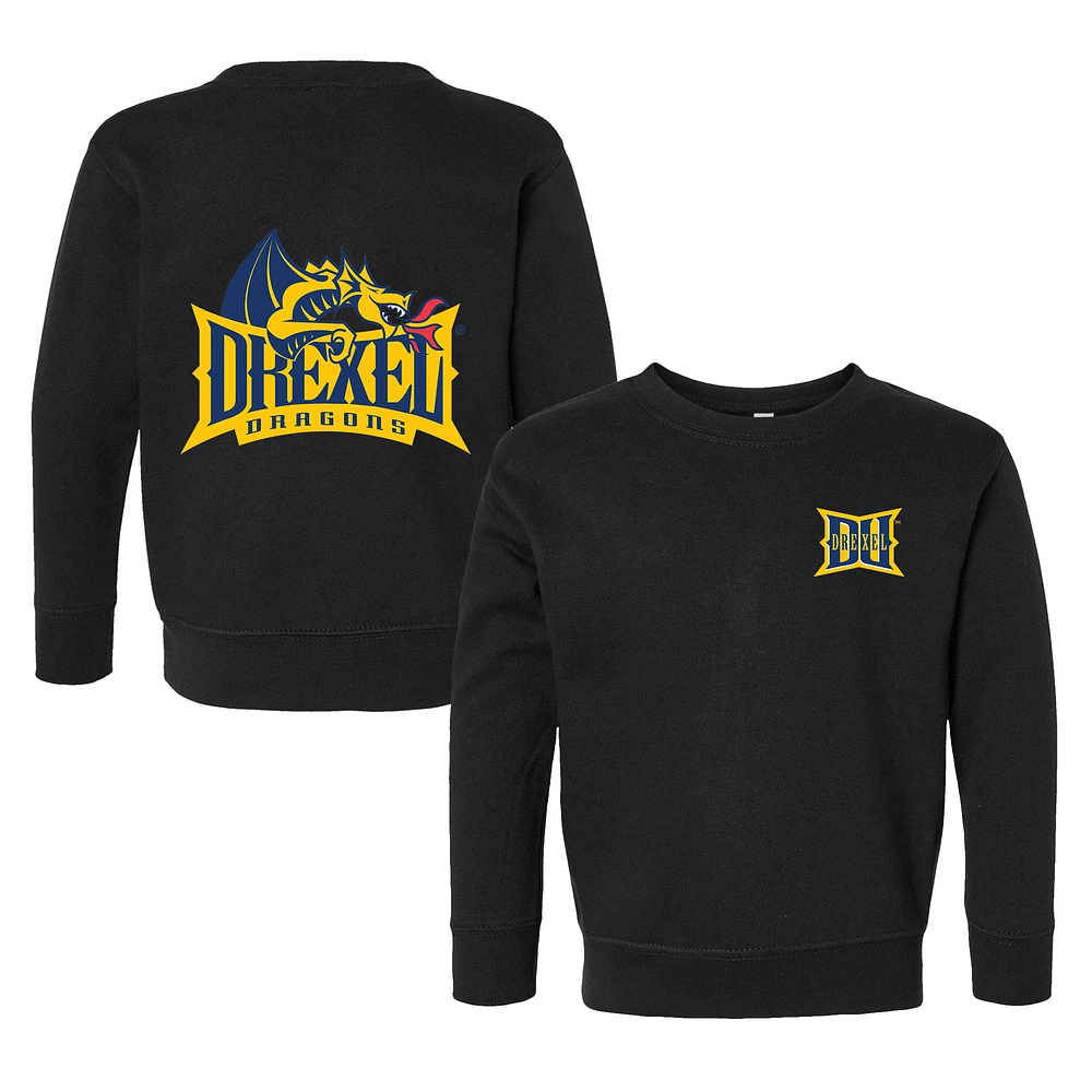 Toddler Chad & Jake Black Drexel Dragons Logo Pullover Sweatshirt