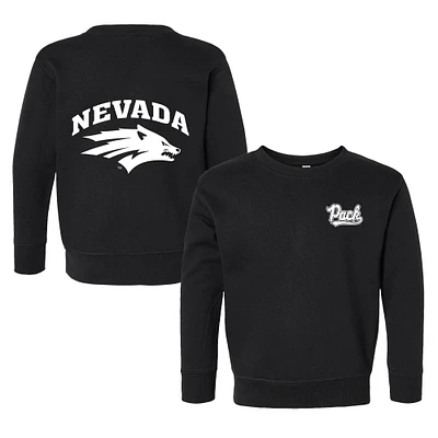 Toddler Chad & Jake Black Nevada Wolf Pack Logo Pullover Sweatshirt