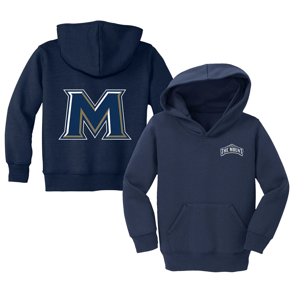 Toddler Chad & Jake Navy Mount St. Mary's Mountaineers Pullover Hoodie