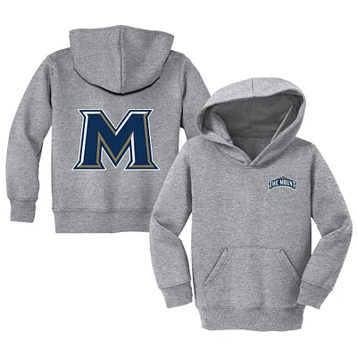 Toddler Chad & Jake Heather Gray Mount St. Mary's Mountaineers Pullover Hoodie