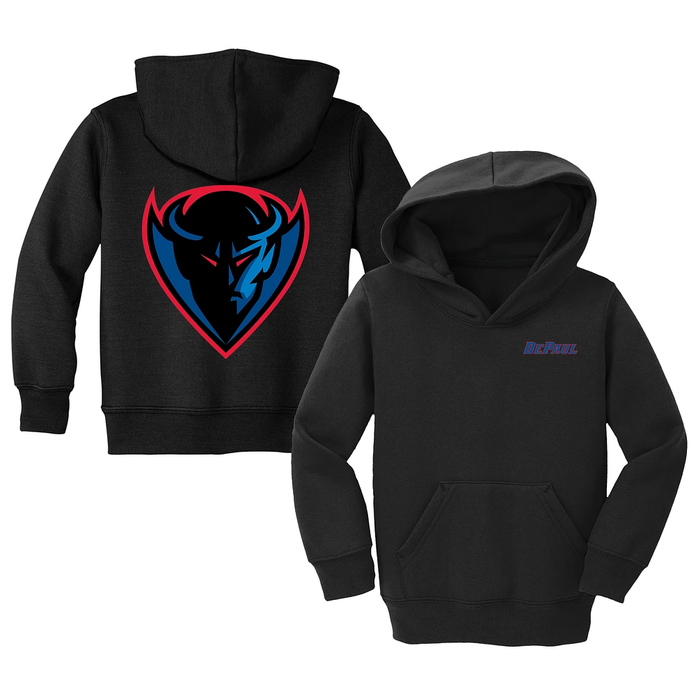 Toddler Chad & Jake Black DePaul Blue Demons Pullover Hoodie