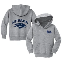 Toddler Chad & Jake Heather Gray Nevada Wolf Pack Pullover Hoodie